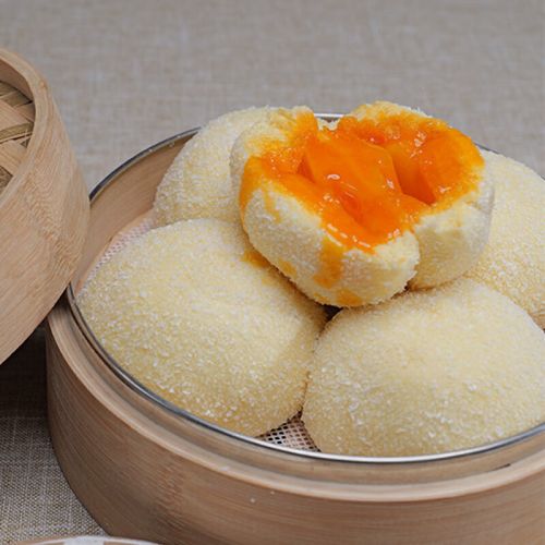 璟盛包点 雪山流沙包手工制作特色点心网红美食儿童早餐速食 480克/6